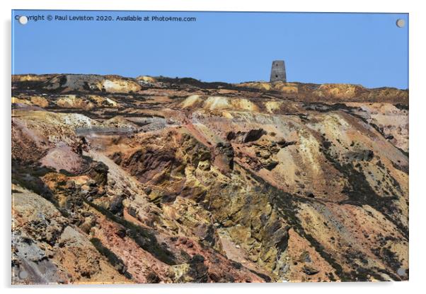 Copper Mine Acrylic by Paul Leviston