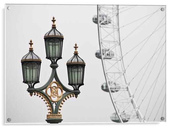 London Eye Acrylic by Will Black