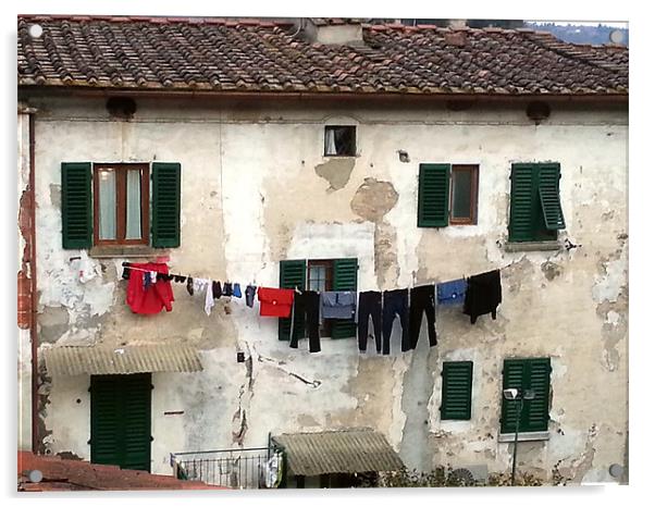 Italian Laundry Acrylic by graham young