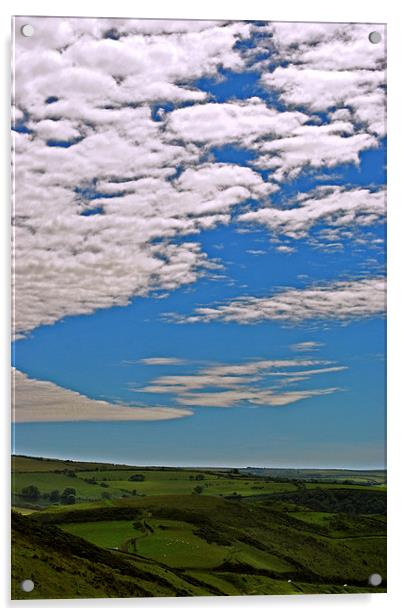Big Exmoor Sky!  Acrylic by graham young
