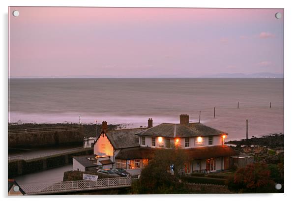 The Rock House at Lynmouth  Acrylic by graham young