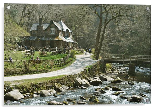 Watersmeet, North Devon Acrylic by graham young