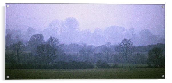 Misty Blue Acrylic by graham young