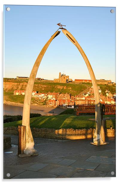 The Whalebone Arch, Whitby Acrylic by graham young