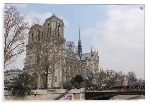 Notre Dame Acrylic by neal frost