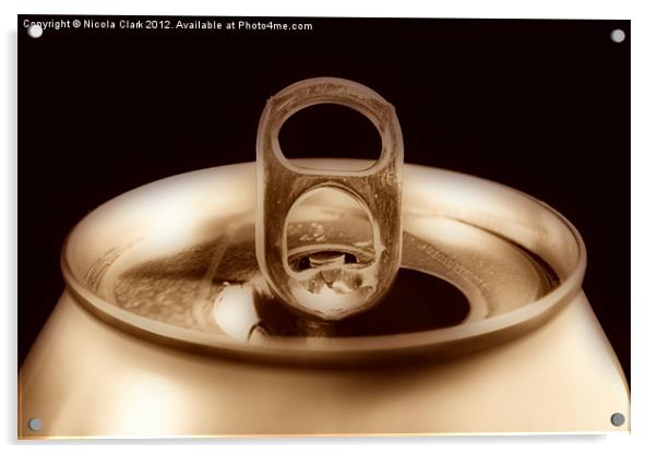 Ring Pull Acrylic by Nicola Clark