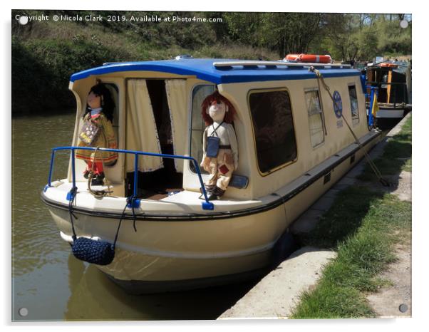 The Adventures of Rosie and Jim Acrylic by Nicola Clark