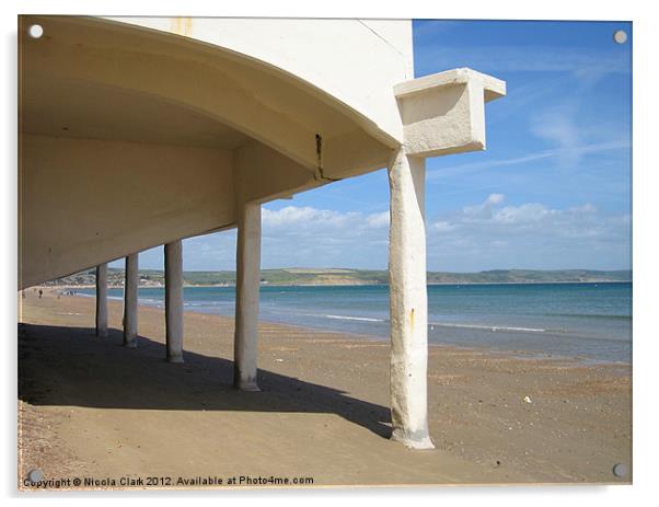 Weymouth Bay Acrylic by Nicola Clark