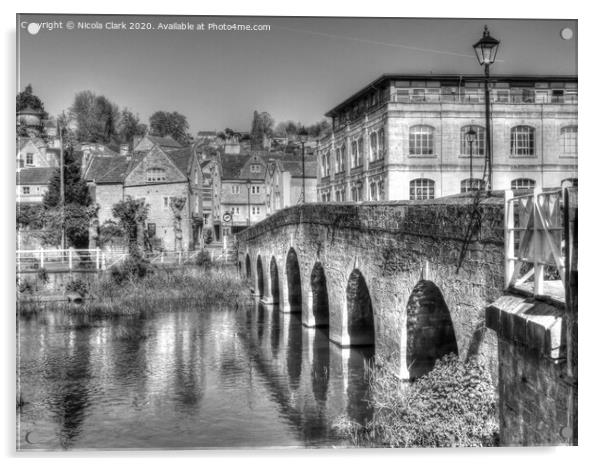 The Town Bridge  Acrylic by Nicola Clark