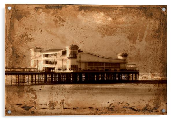 The Grand Pier Acrylic by Christine Lake