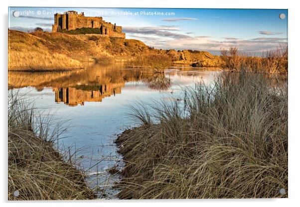 Bamburgh Castle Acrylic by David Lewins (LRPS)