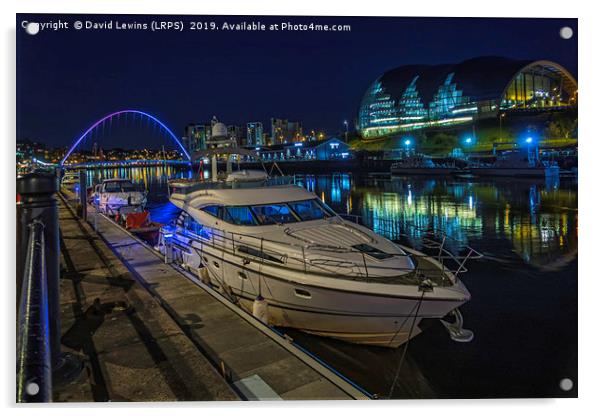 River Tyne Acrylic by David Lewins (LRPS)