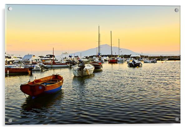 Marina d'Aequa, Sunrise Acrylic by David Lewins (LRPS)