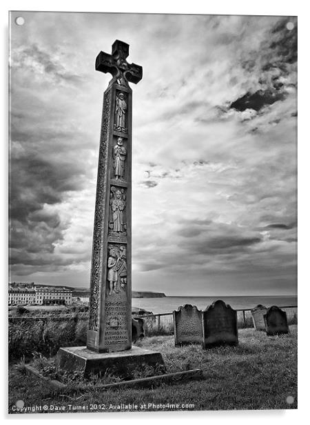 The Cross, Whitby, North Yorkshire Acrylic by Dave Turner