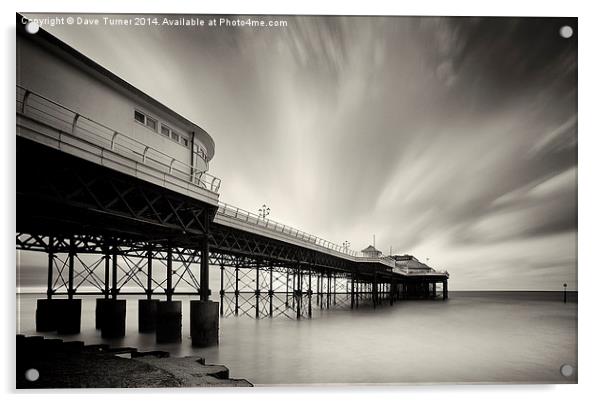 Cromer Pier, Norfolk Acrylic by Dave Turner
