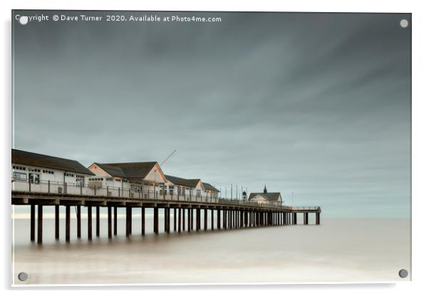 Southwold Pier, Suffolk Acrylic by Dave Turner