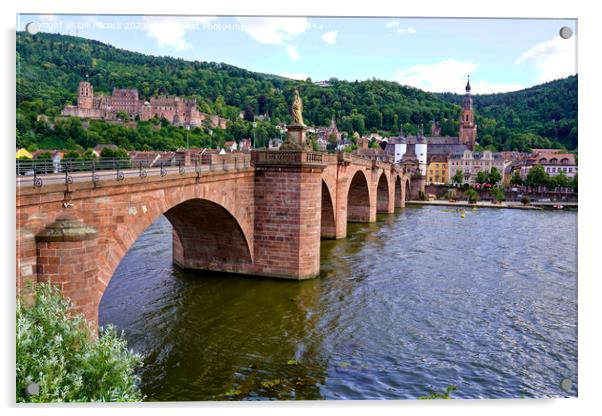 Heidelberg, Germany  Acrylic by Gill Allcock