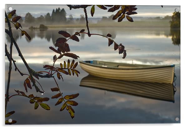 Autumn moves in... Acrylic by David Mould