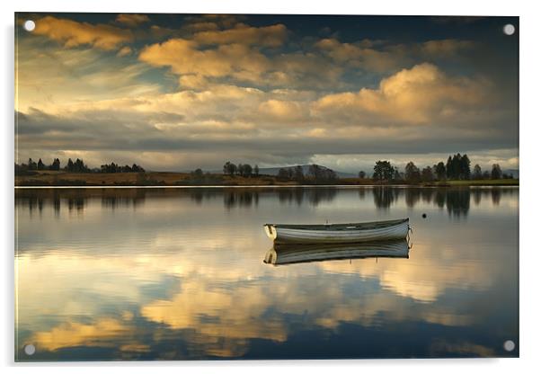Loch Rusky summer sun... Acrylic by David Mould