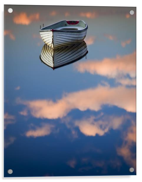 Loch Rusky Acrylic by David Mould