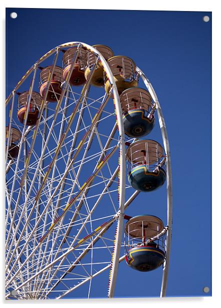 Big Wheel Acrylic by Peter Elliott 