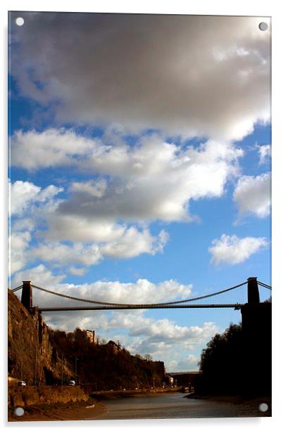 Clifton Suspension Bridge Acrylic by Thomas Mudge