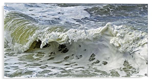 Milky Wave Acrylic by Donna Collett