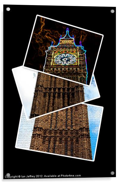 Big Ben Acrylic by Ian Jeffrey