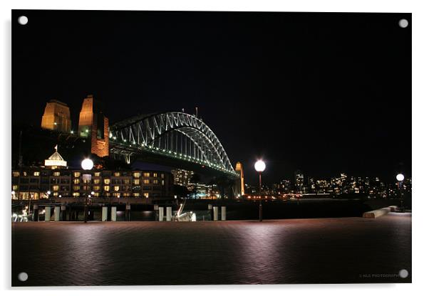 Sydney Harbour Bridge Acrylic by Nigel Coomber