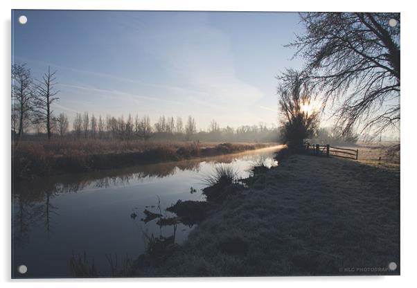 Barcombe Mills Acrylic by Nigel Coomber