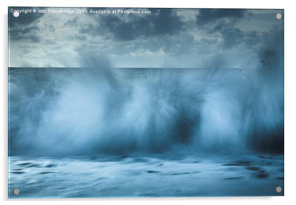  Boof!  Crashing waves and spray! Acrylic by Izzy Standbridge