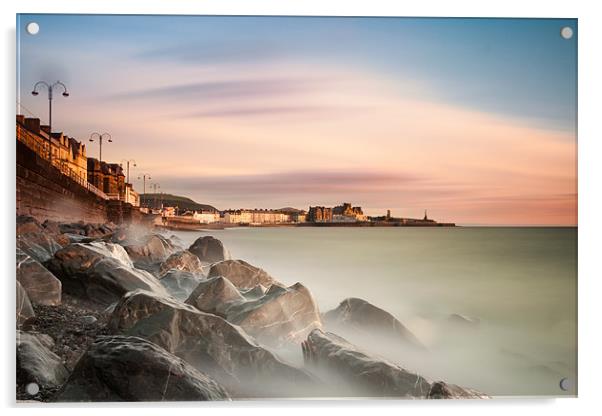 Aberystwyth on the Rocks (1st Edition) Acrylic by Izzy Standbridge