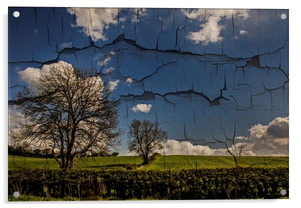 Cracked Acrylic by richard downes