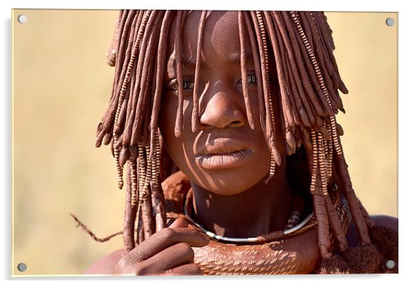 Himba Acrylic by Carlo Macinai