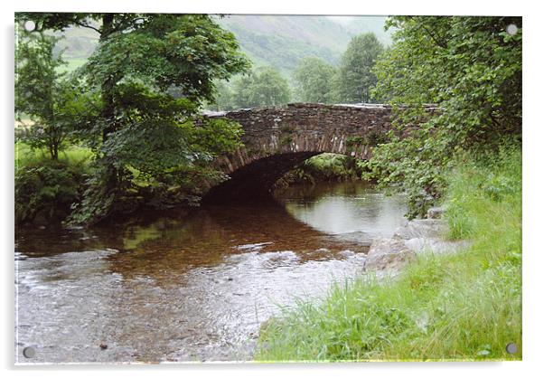 Stone Bridge Acrylic by Steve Ward