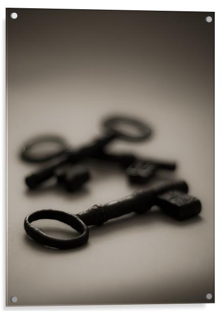 Keys... Acrylic by K. Appleseed.