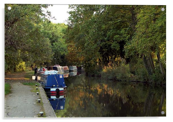  Kennet and Avon Acrylic by Tony Bates