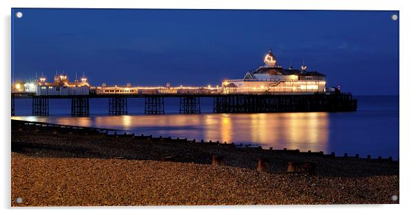  Eastbourne Pier Acrylic by Tony Bates