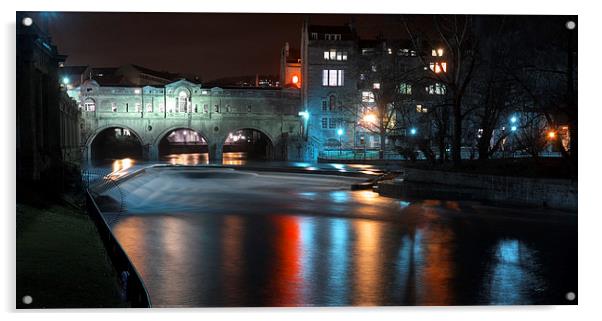  Pulteney Bridge Bath Acrylic by Tony Bates