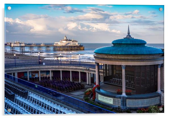 Eastbourne pier and bandstand Acrylic by Tony Bates