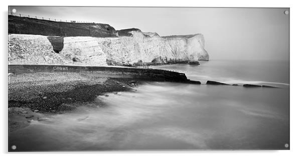 Seaford cliffs Acrylic by Tony Bates