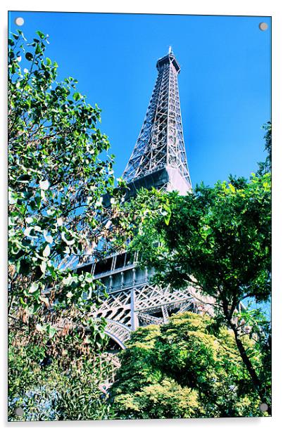 Eiffel Tower Acrylic by Lucy Antony
