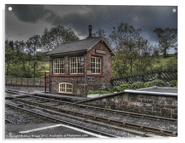 Goathland Signal Box Acrylic by Allan Briggs