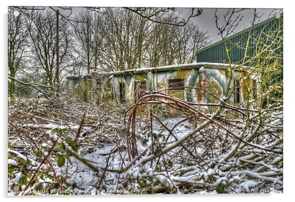 WWII Building Rufforth Airfield Acrylic by Allan Briggs