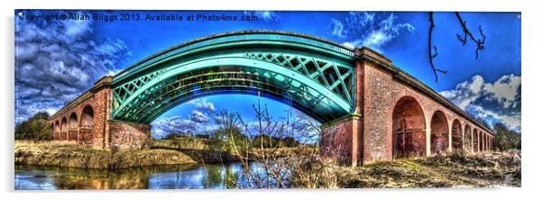 Stamford Bridge Viaduct Acrylic by Allan Briggs