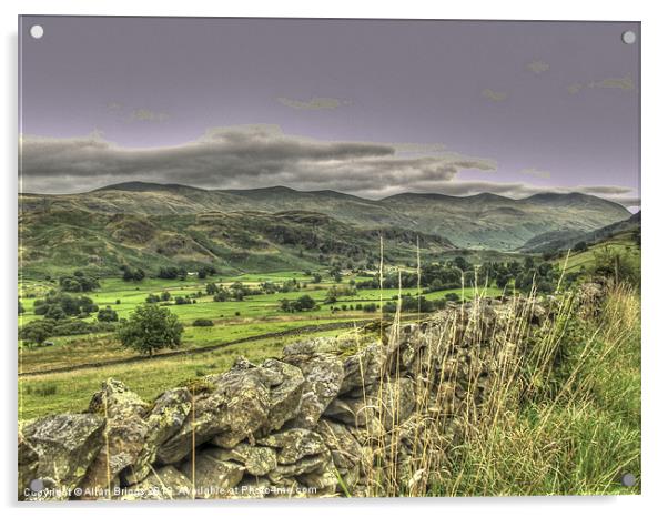 Lake District Acrylic by Allan Briggs