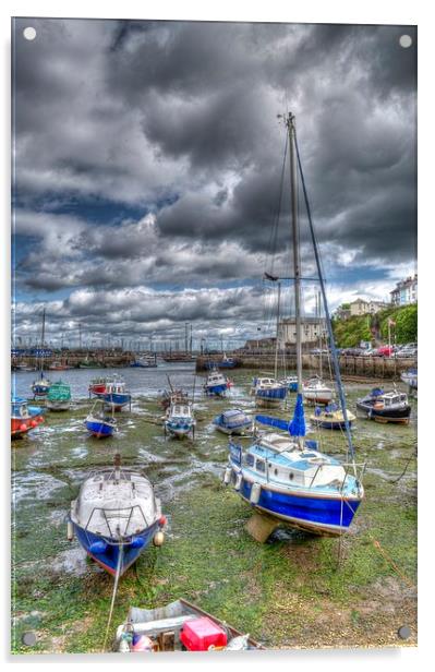 Brixham Acrylic by Allan Briggs