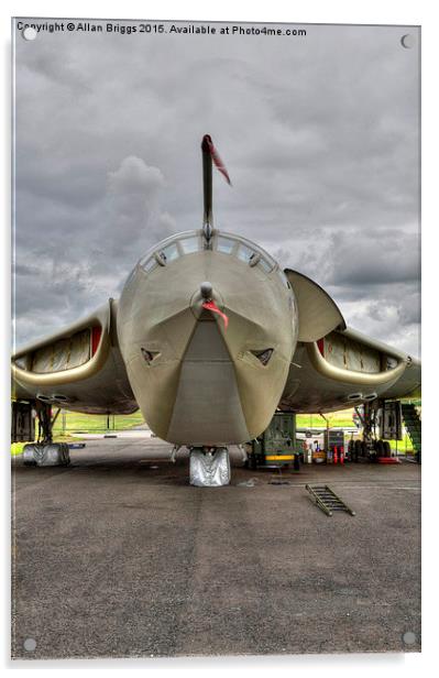  Handley Page Victor XL231 Acrylic by Allan Briggs