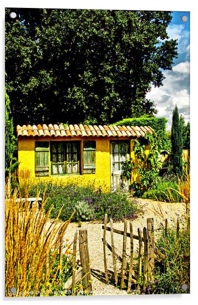 ''Le Jardin de Vincent'' Acrylic by Chris Thaxter