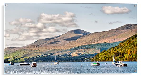 Loch Tay from Kenmore 2 Acrylic by Chris Thaxter